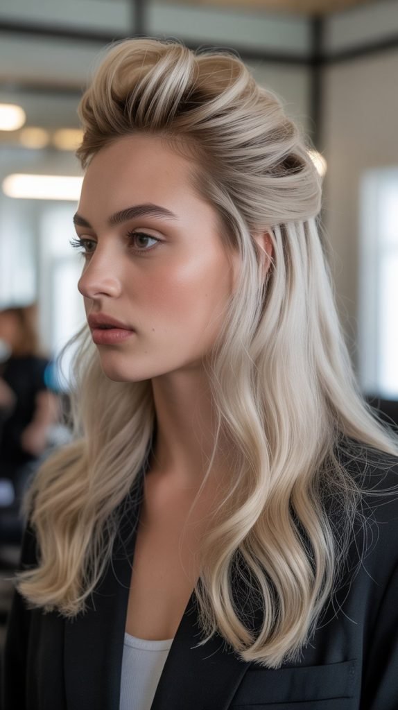 Half Up with Volume Boost