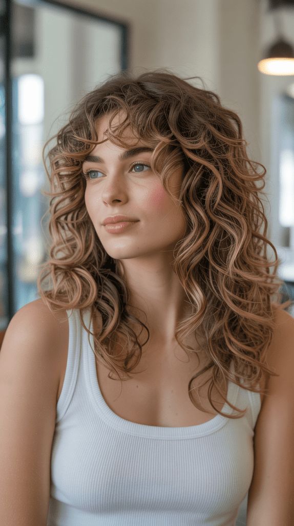  Classic Long Layers with Curls