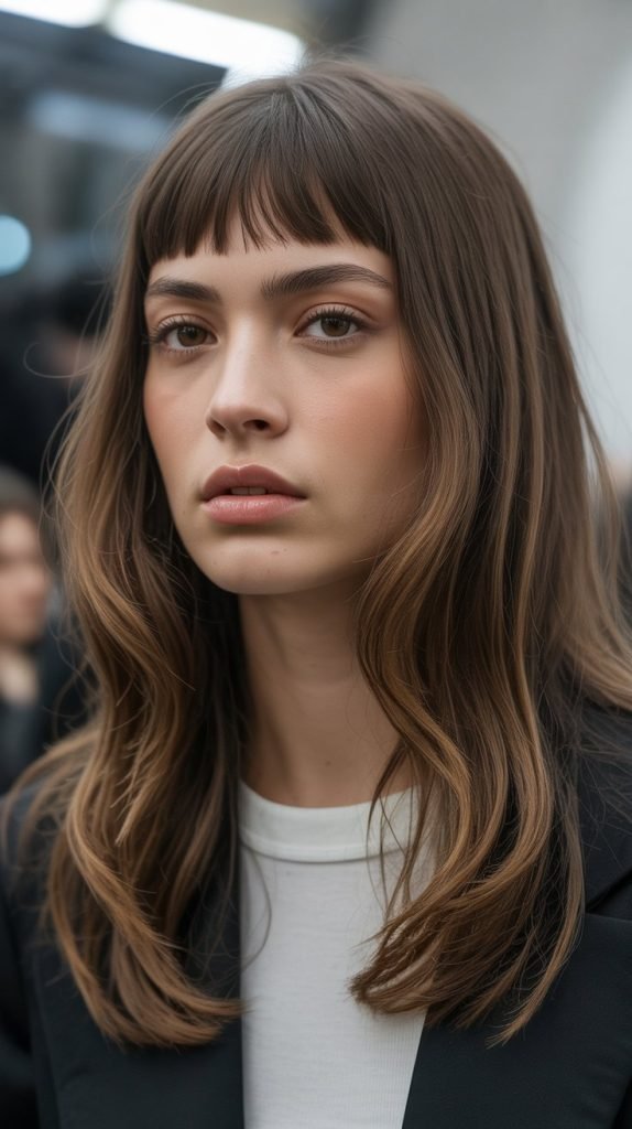 Long Layers with Micro Fringe