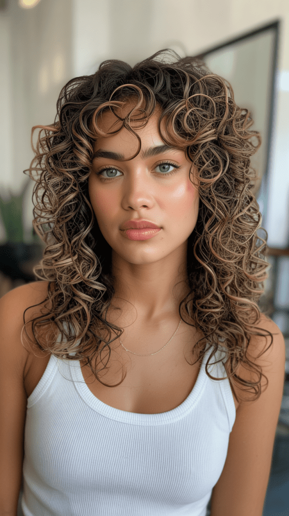  Long Layers with Defined Curls