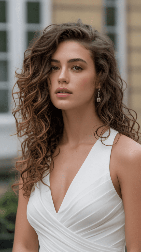 Layered Cut with One Shoulder Styling