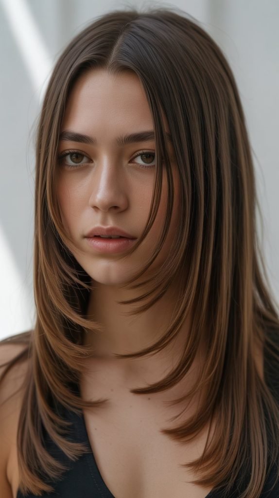 Butterfly Cut with Blunt Ends