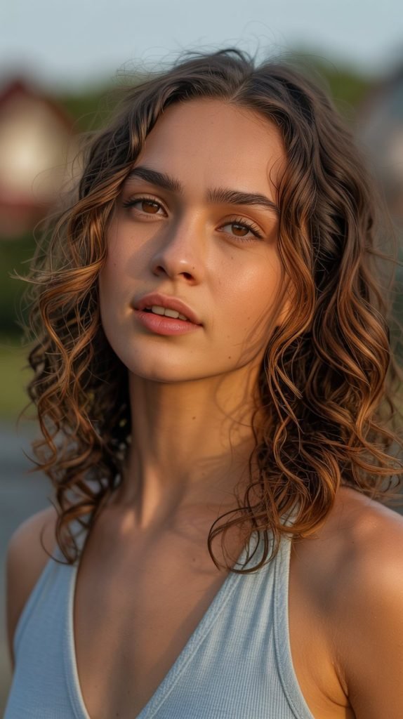 Warm Butterscotch Highlights Throughout