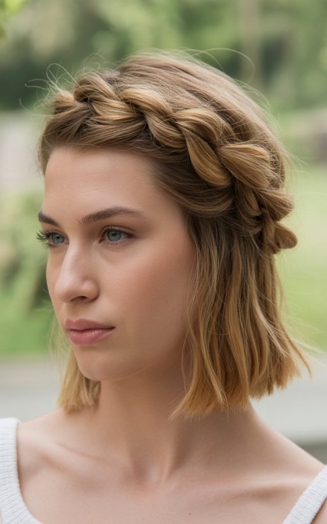 Twisted Crown Braid