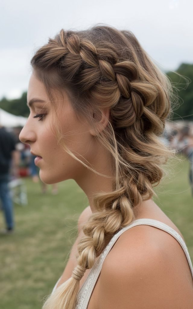 Boho Side Braid