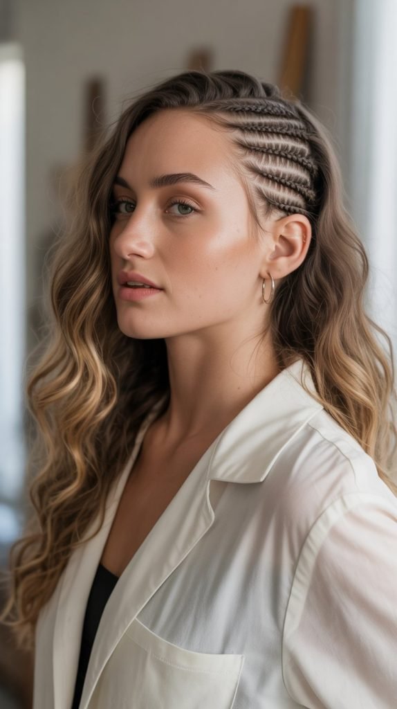 Parallel Micro Braids with Loose Waves