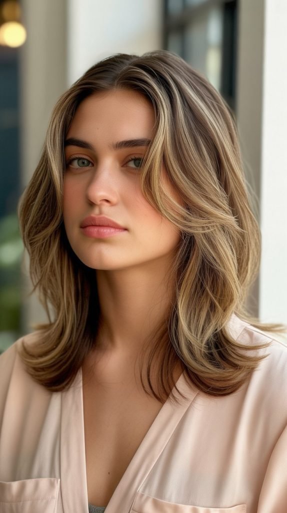 Layered Cut with Swoopy Side Bangs