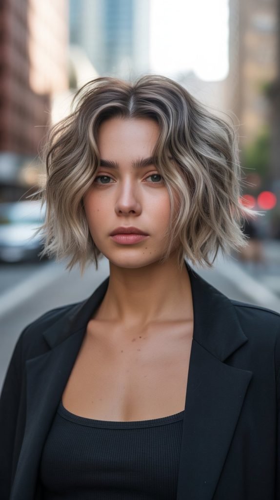 Shattered Bob with Texture