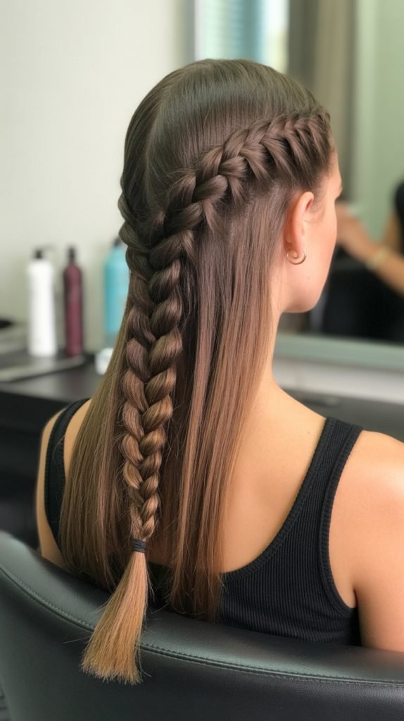 Dutch Braid (Reverse French Braid)