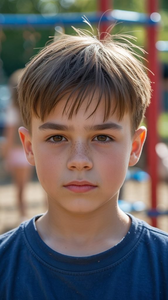 Brushed Forward Style