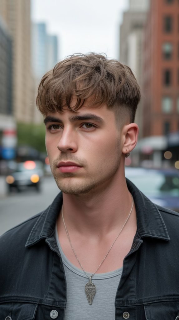 Textured Crop with Fringe