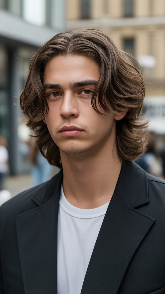 Medium Length Curtain Hair