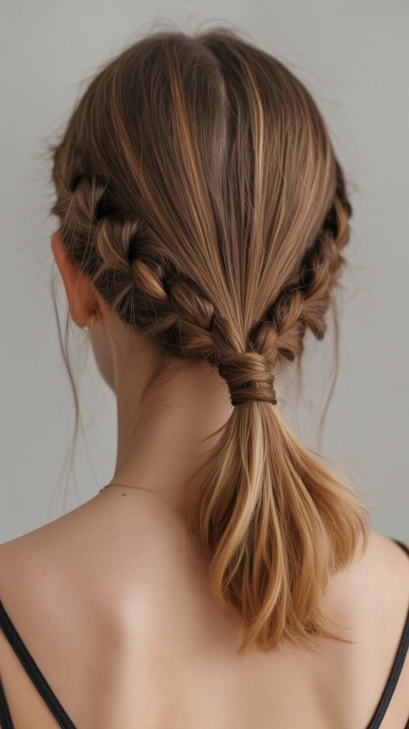 Pulled-Through Braid Ponytail