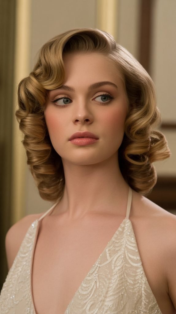  Pin Curl Vintage Waves