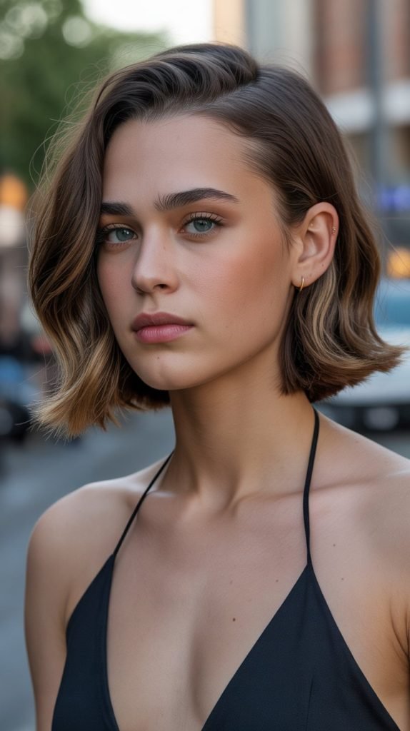 Asymmetrical Deep Side Part