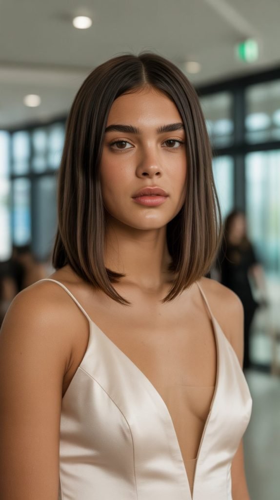 Sleek and Straight Sophistication