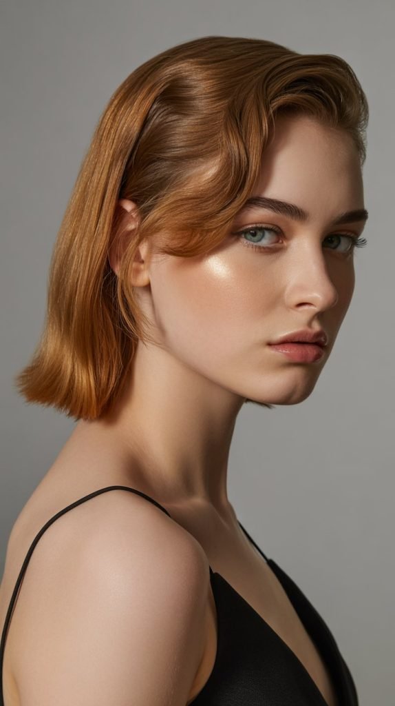 Sleek Side-Swept Style