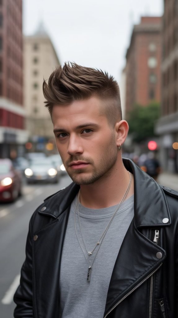 Medium Length Faux Hawk