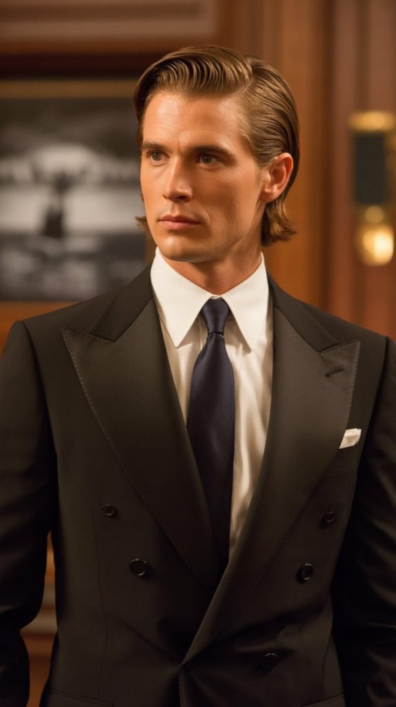 Medium Length Slick Back