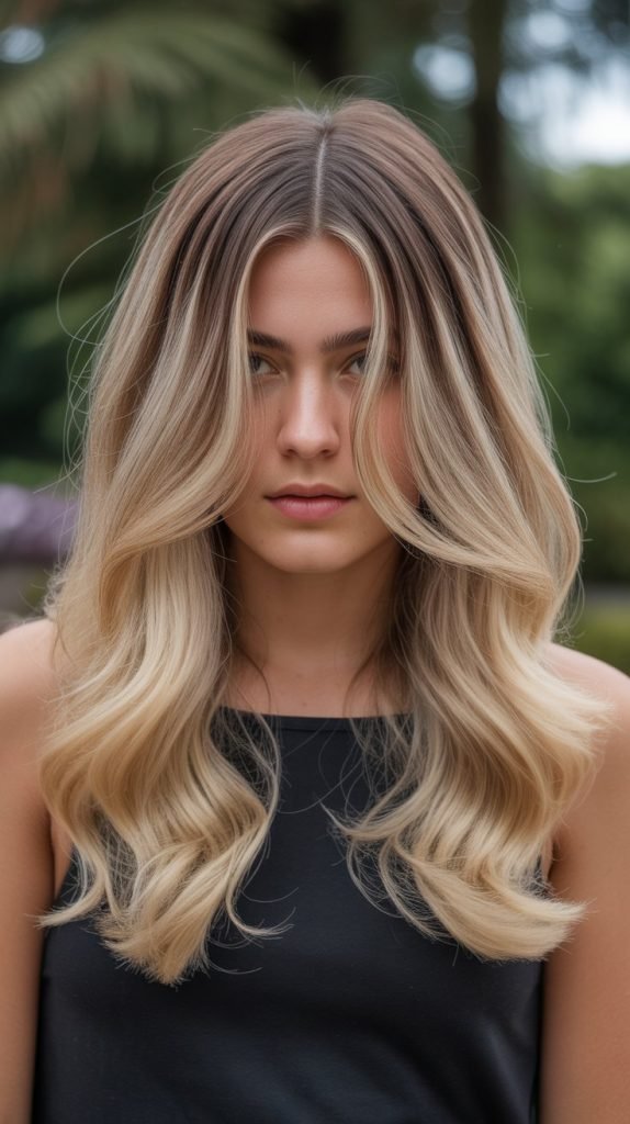 Butterfly Cut with Ombre Effect