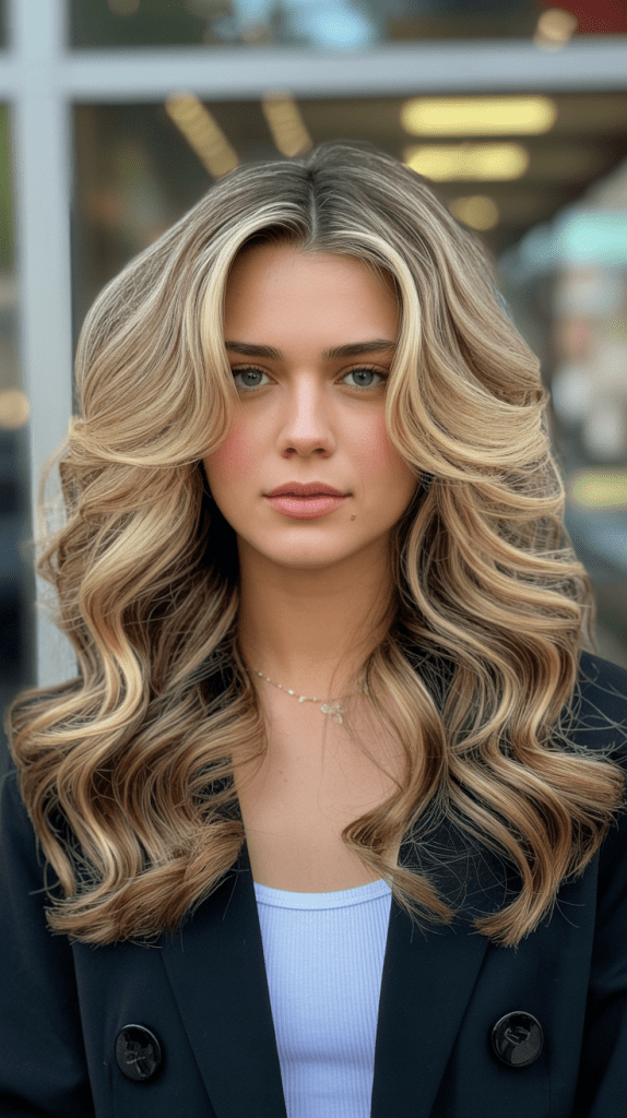 Blonde Bombshell with Caramel Macchiato Lowlights