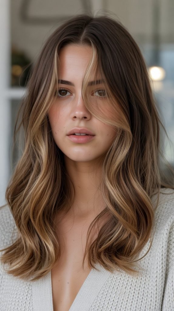 Caramel Babylights with Honey-Blonde Money Pieces