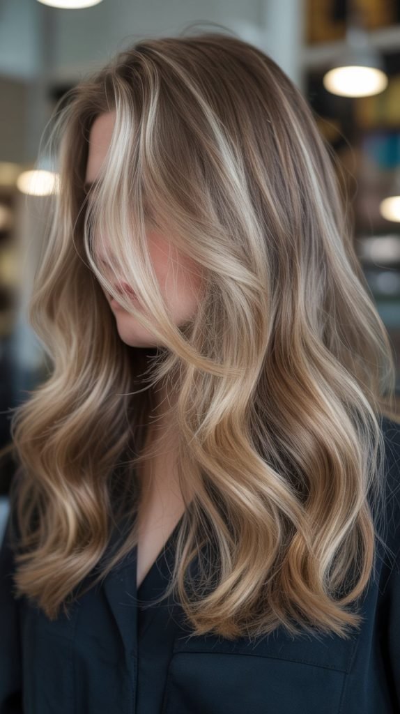 Cool-Toned Dirty Blonde with Warm Lowlights and Highlights
