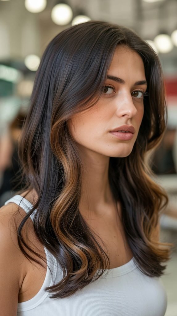 Butterscotch Highlights with Espresso Lowlights