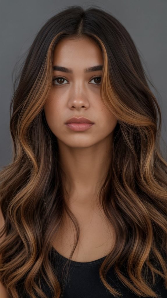 Subtle Caramel Balayage with Honey Undertones for Light Brown Hair