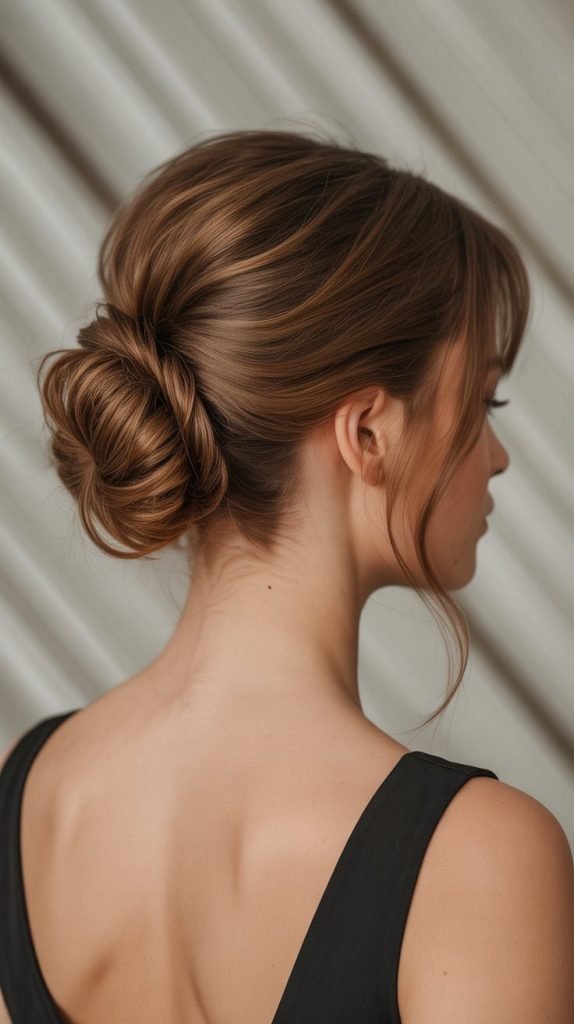 French Twist with Modern Texture