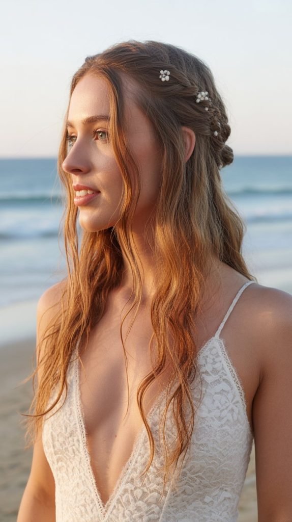 Half Up with Low Gathered Section