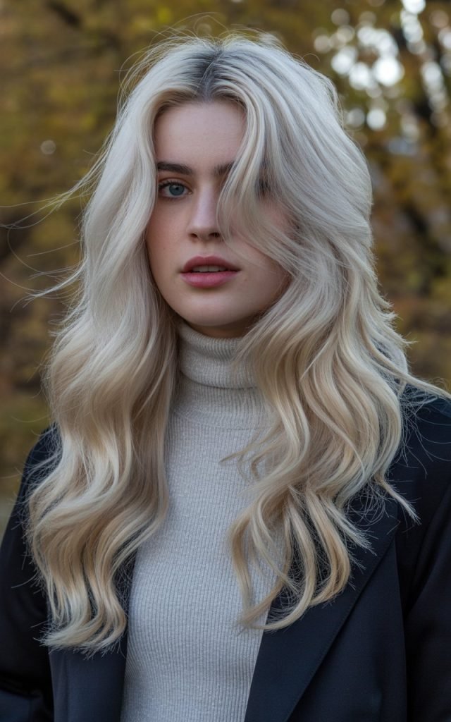 Ice Blonde with Warm Lowlights