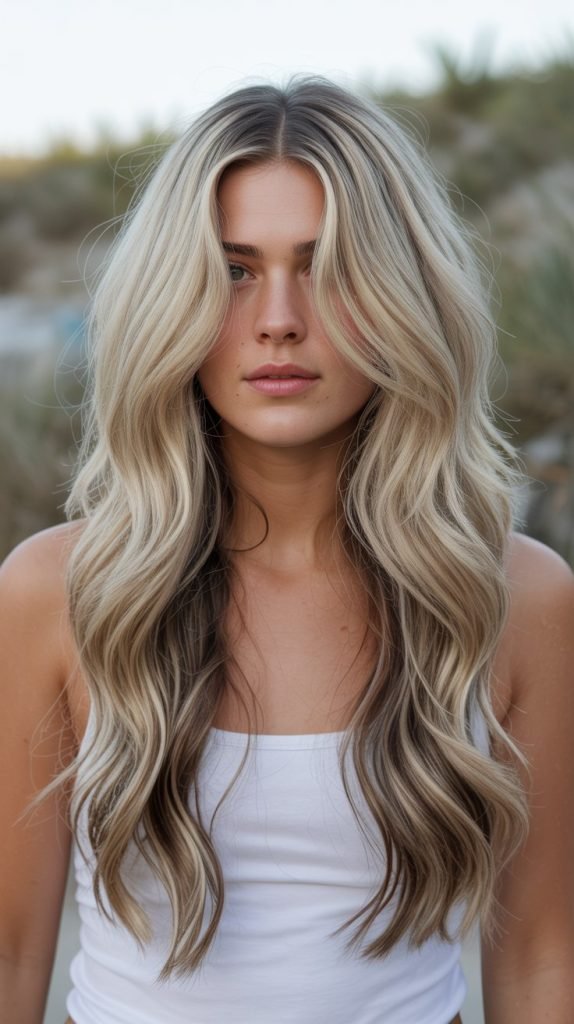Linen Blonde with Driftwood Lowlights
