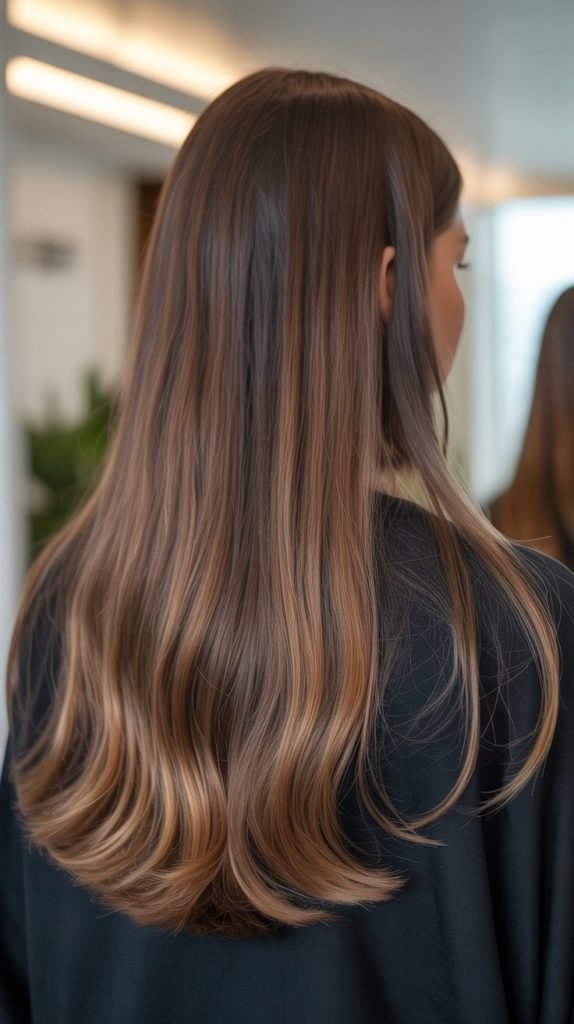  Caramel Balayage Focused on Ends