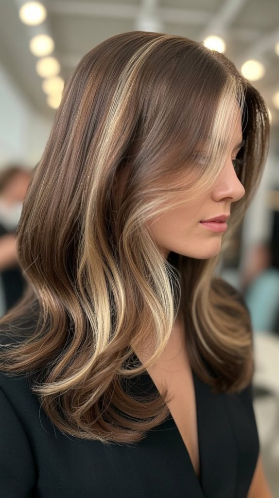 Honey Blonde Highlights with Chocolate Lowlights
