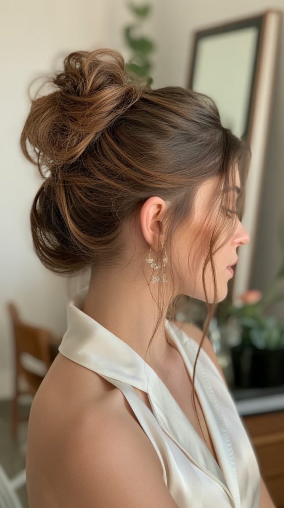 Messy Bun Top Half