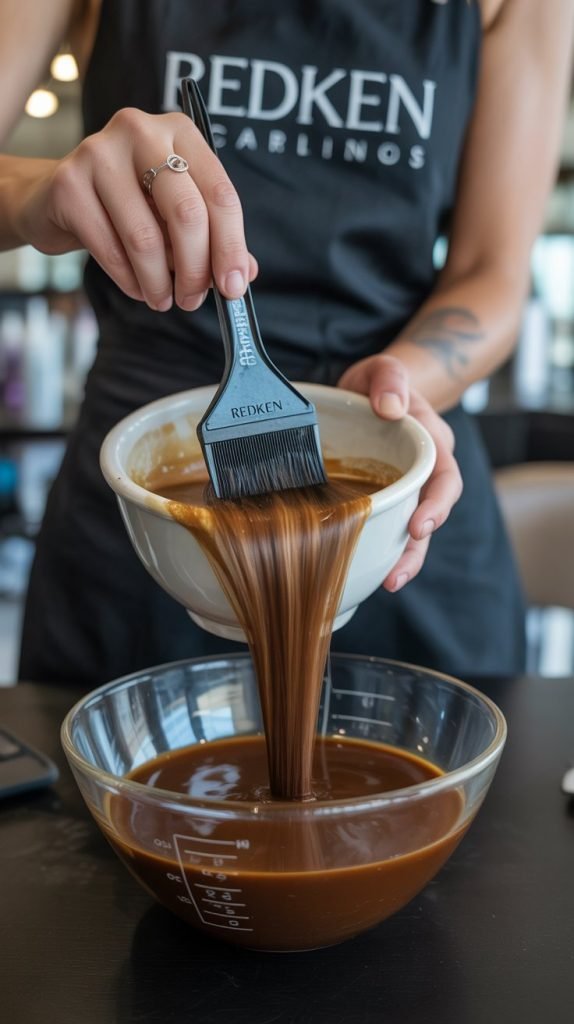 Customizing Caramel Tones with Redken