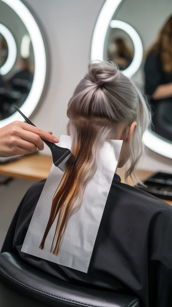 Professional Salon Techniques for Light Brown Grey Coverage