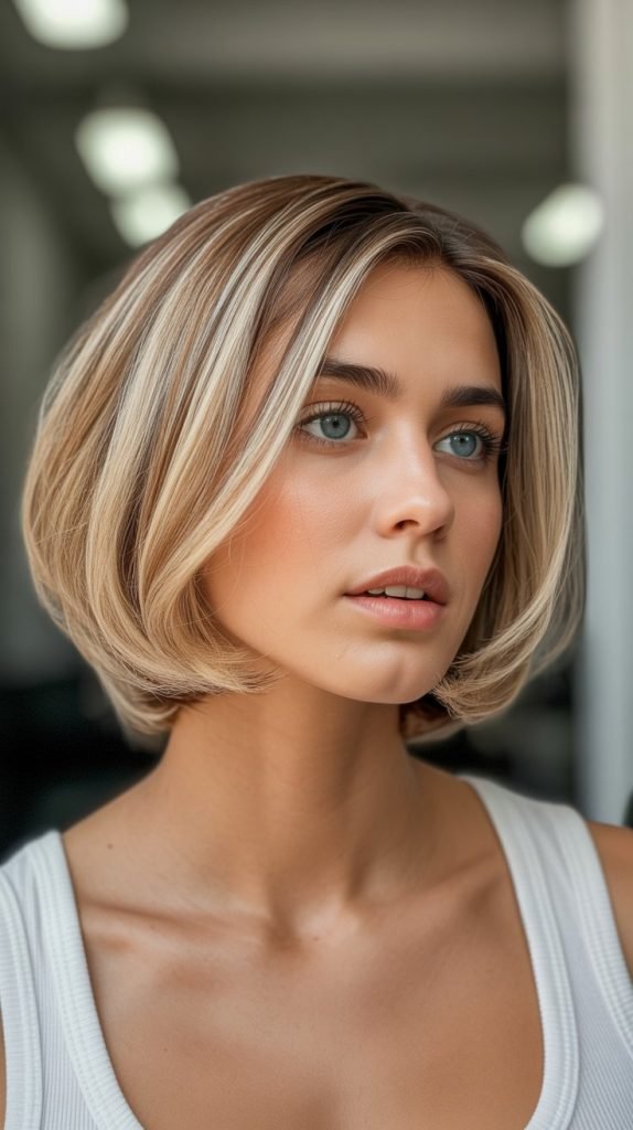 Blonde with Chestnut Lowlights
