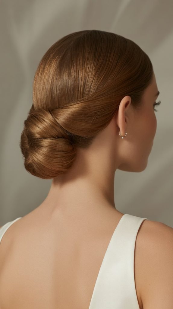 Sleek Modern Half Up