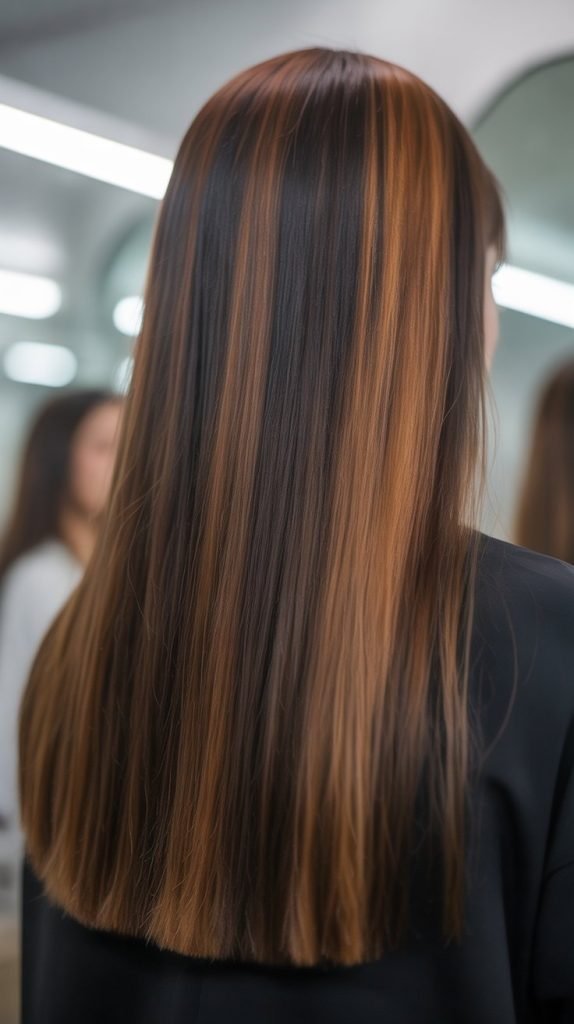 Caramel Highlights with Deep Chocolate Base