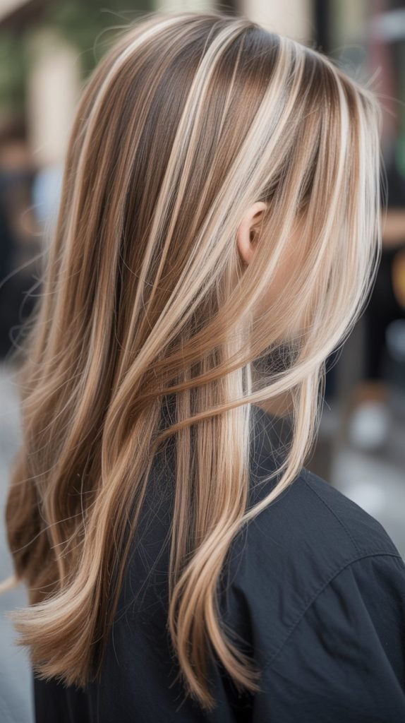 Sliced Highlights with Brown Shadow Base