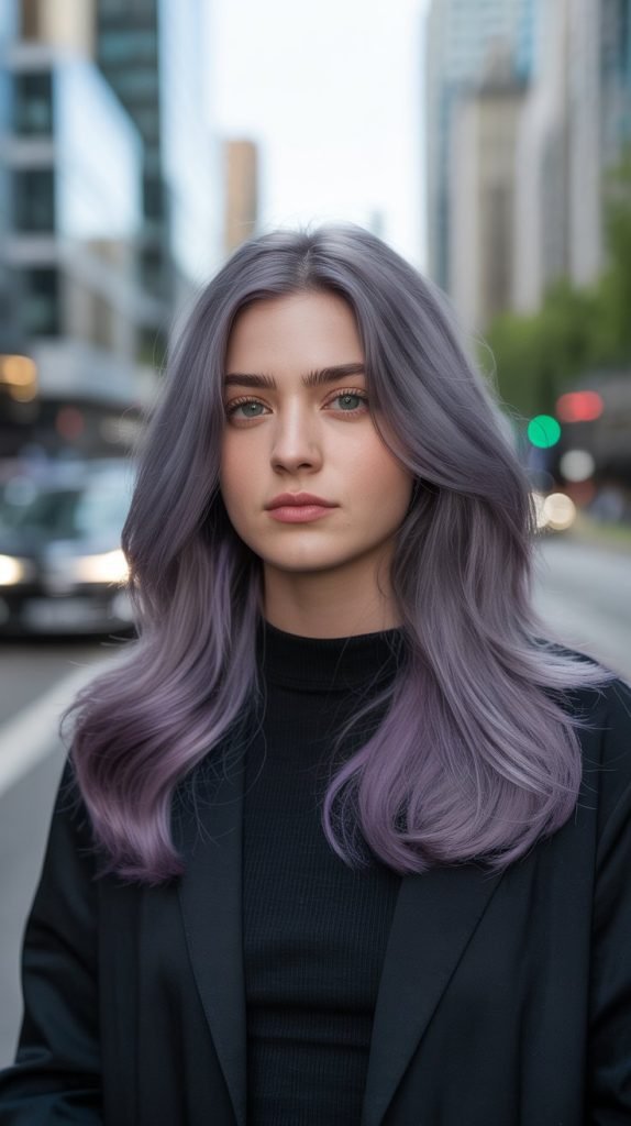 Smoky Lavender Gray