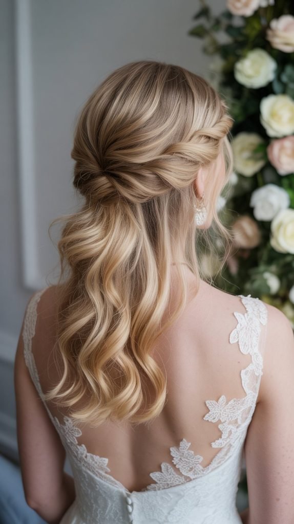 Twisted Half Up Style