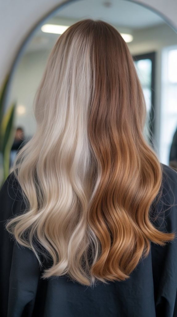 Vanilla Blonde with Caramel Ombre