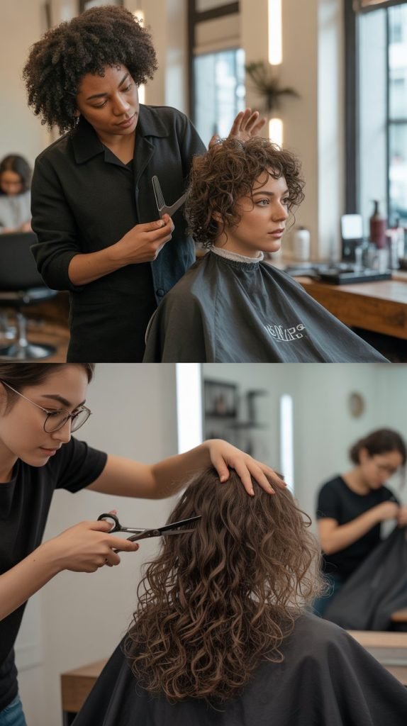 Professional vs. DIY Curly Hair Cutting