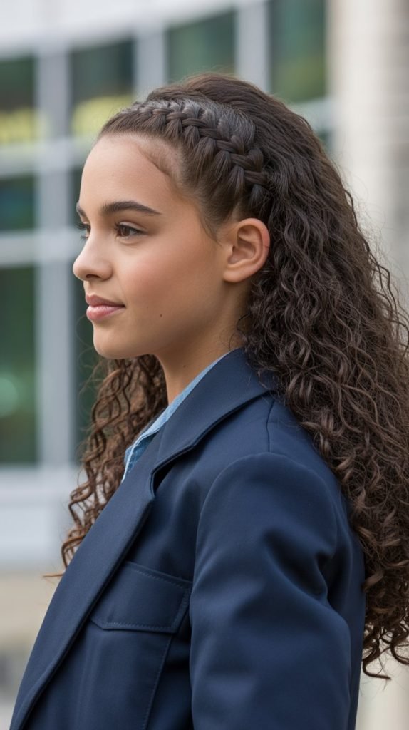 Diagonal Braid with Asymmetric Styling