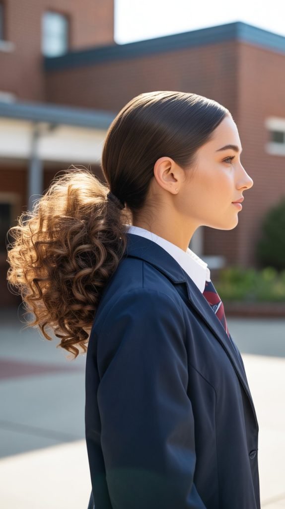 Sleek Side Ponytail Slickback