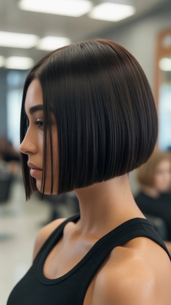  Blunt Cut Angled Bob