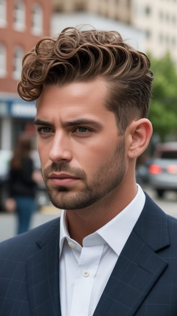 Curly Pompadour